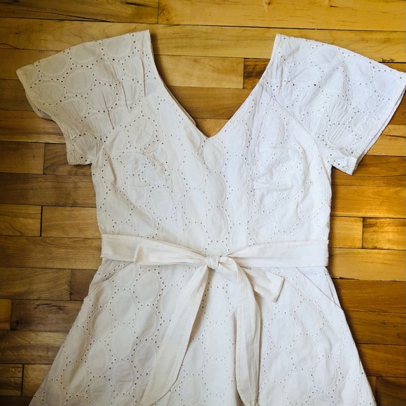 Voyons lace mini wrap dress - Picture 2 of 6